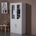 metallic office filing cabinet - Image 2
