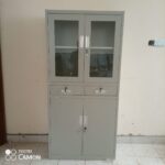 metallic office filing cabinet - Image 3