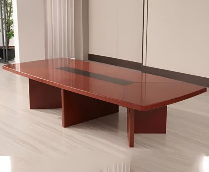 3.0M Executive Mahogany Boardroom Table