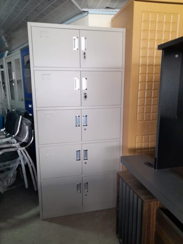Ten Door Steel Cabinet