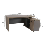 1600mm Executive Office Desk - Image 5