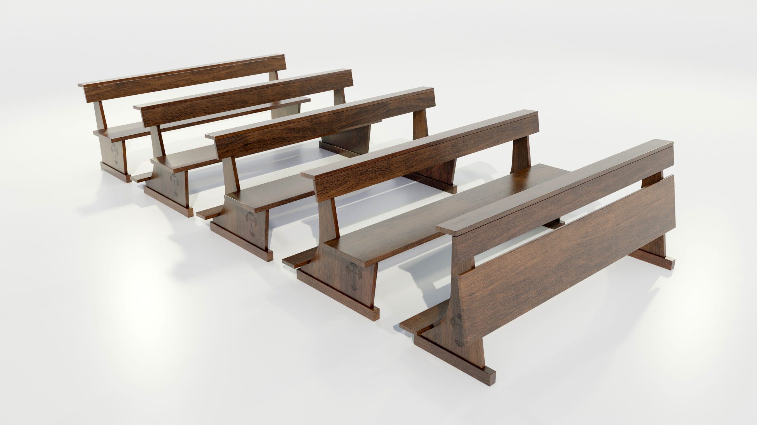Church Pew Bench - Image 7
