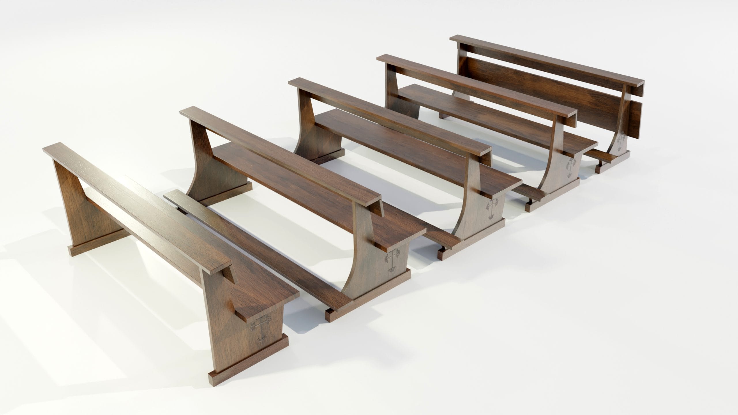 Church Pew Bench - Image 6