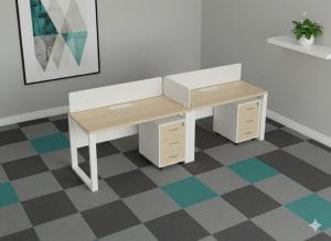 2-Seater Office Workstation
