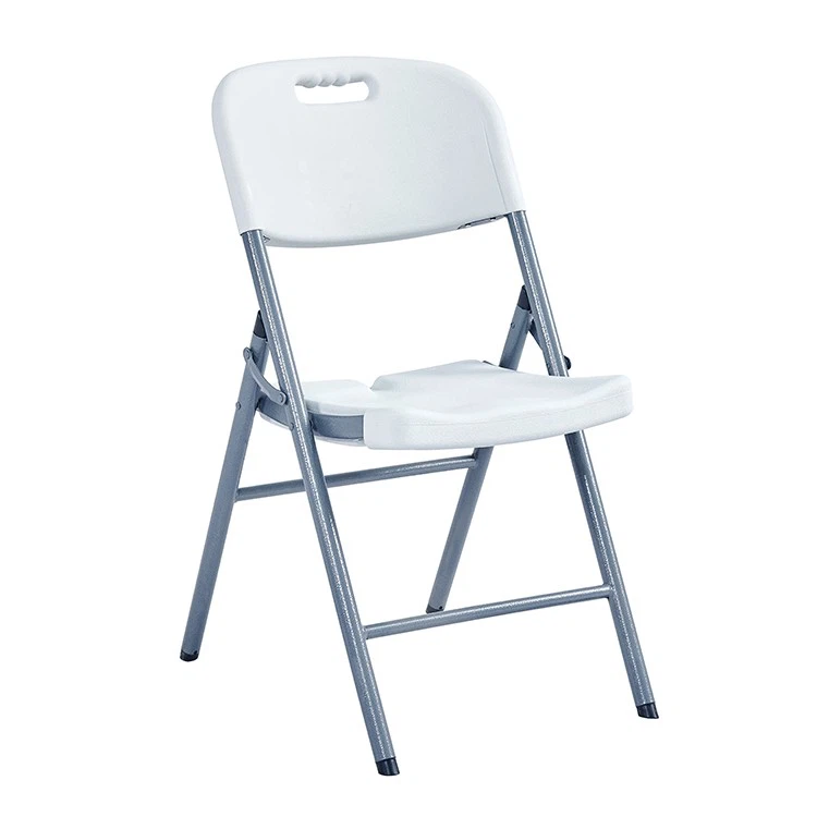 Heavy-duty plastic folding chair