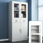Half Glass Filing Cabinet