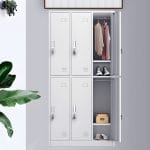 6-locker metallic filing cabinet - Image 2