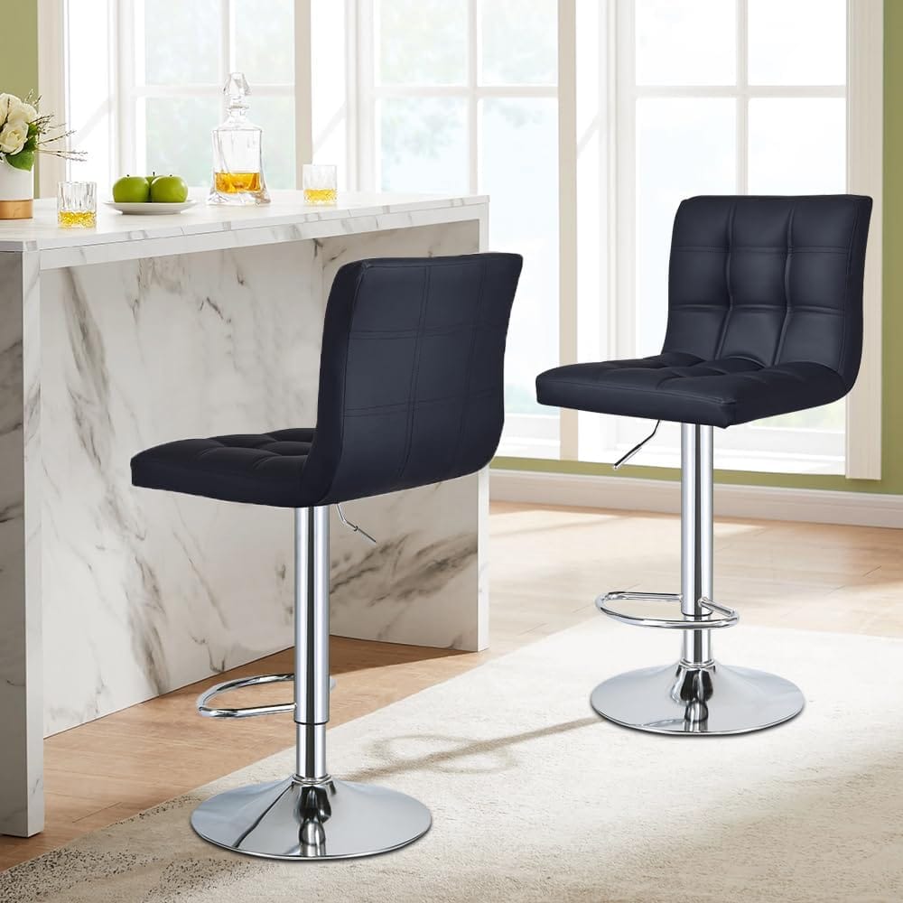 Red Swivel barstool - Image 2