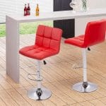 Red Swivel Barstool - Image 2