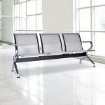 3-seater non-padded waiting bench - Image 2