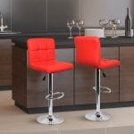 Swivel barstool-red - Image 2