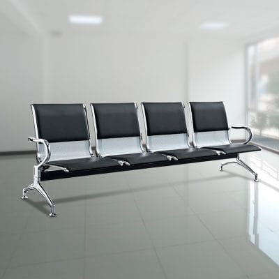 4-seater lobby waiting bench