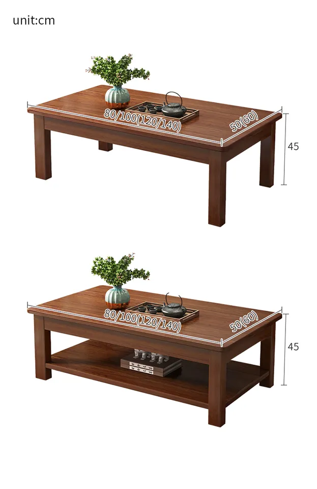 Mahogany office coffee table - Image 2