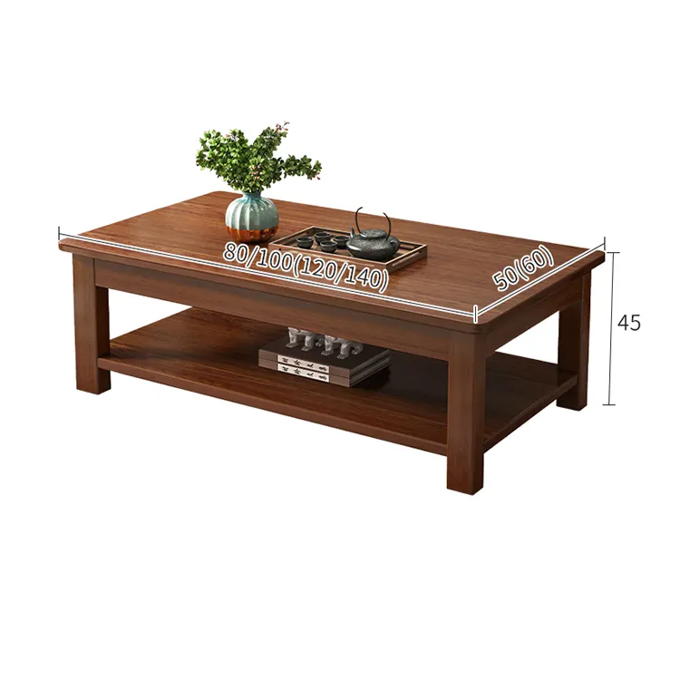 Mahogany office coffee table - Image 3
