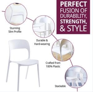 Plastic Dining Chair - Image 2