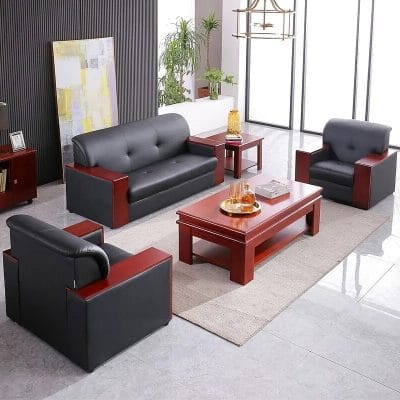 Executive 5-seater office sofa