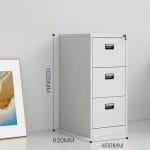 3 Drawer Filing Cabinet - Image 2