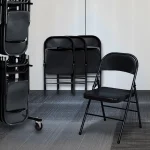 Foldable office visitor seat - Image 3