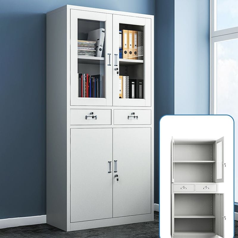 Half Glass Filing Cabinet (Model 1744)