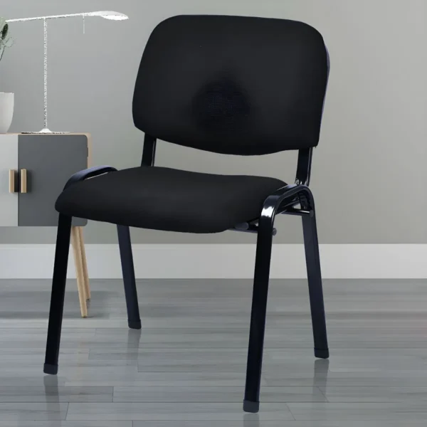 Black Stackable Tosca Visitor Seat
