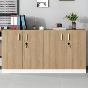 4 Door Wooden Credenza