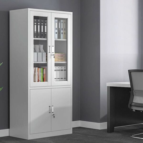 Half Glass Filing Cabinet (Model 1683)