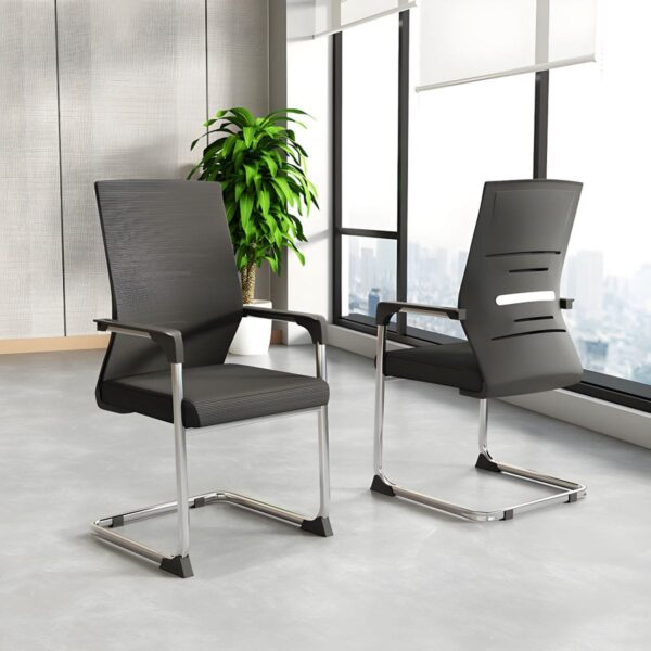 Mesh Office Visitor Seat - Breathable Mesh Back