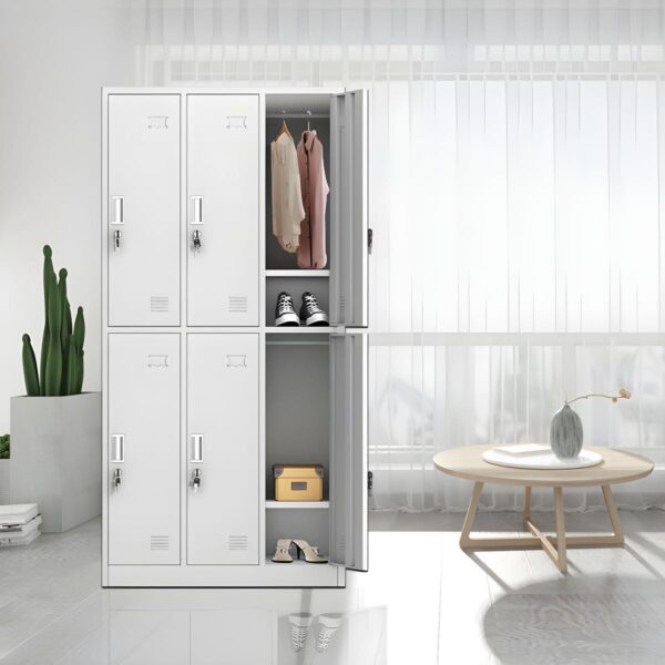 6-Locker Metallic Filing Cabinet