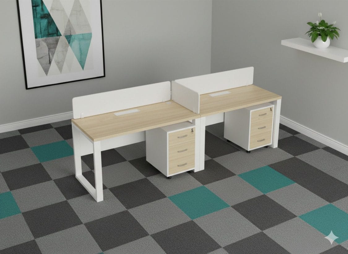 2-Seater Office Workstation
