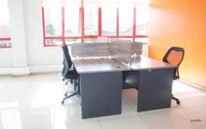 Modular Four-Seater Workstation