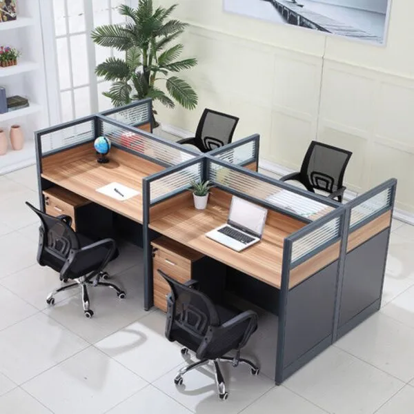 Executive 4-Seater Office Workstation