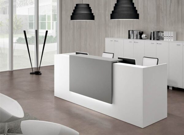 1.8M (1800mm) Reception Desk - with Central Lock System