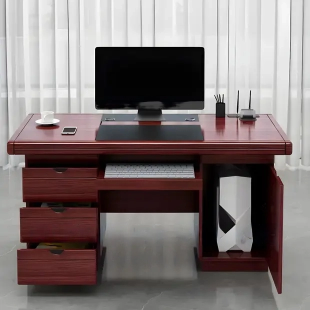 1.4M (1400mm) Executive Office Desk - L-Shaped Configuration