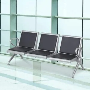 3-Link Heavyduty Padded Waiting Bench
