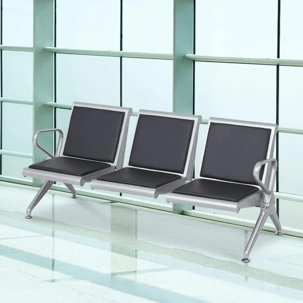 3-Link Heavyduty Padded Waiting Bench