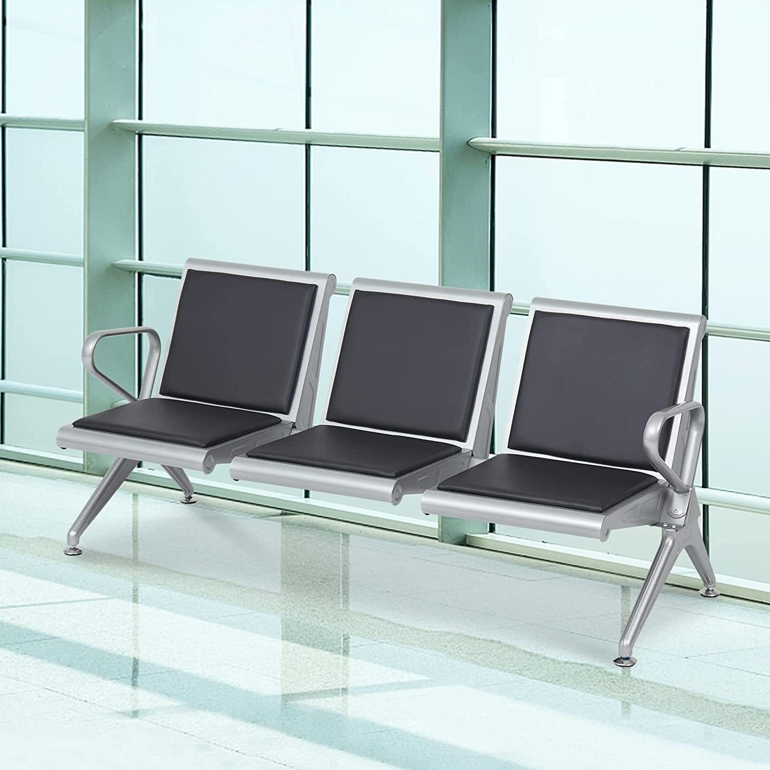 3-Link Heavyduty Padded Waiting Bench