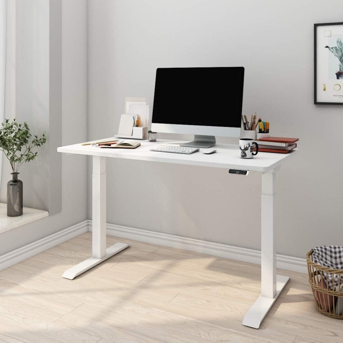 Generic Adjustable Electric Table - L-Shaped Configuration