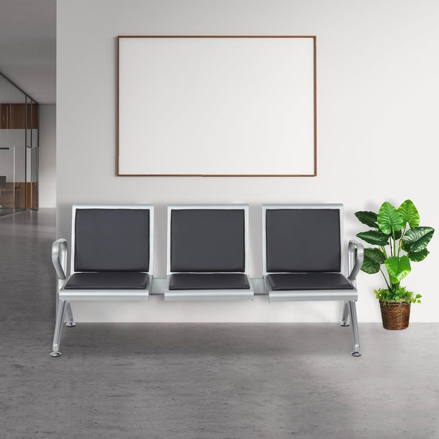 3-Link Reception Waiting Bench
