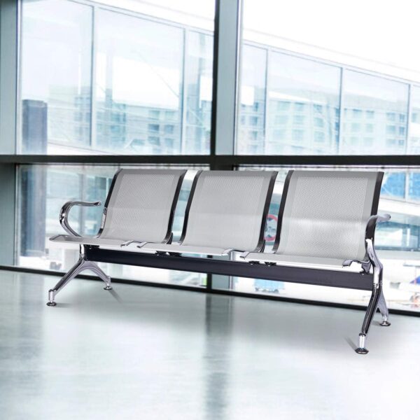 3-Link Steel Waiting Bench