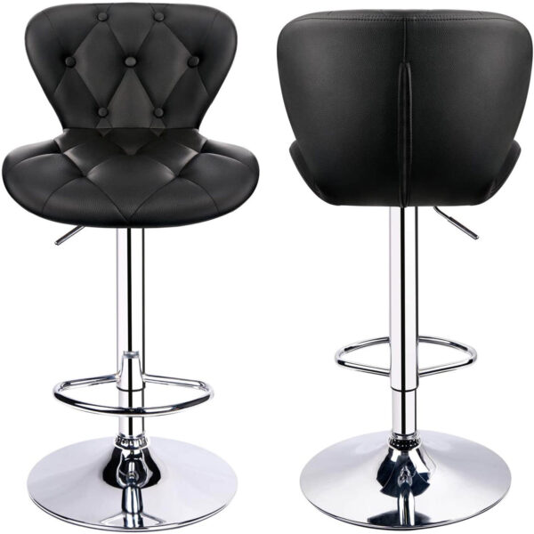 Swivel Barstool-Black