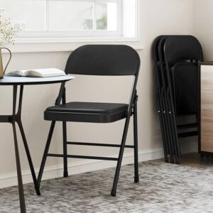 Padded Stackable Folding Chair