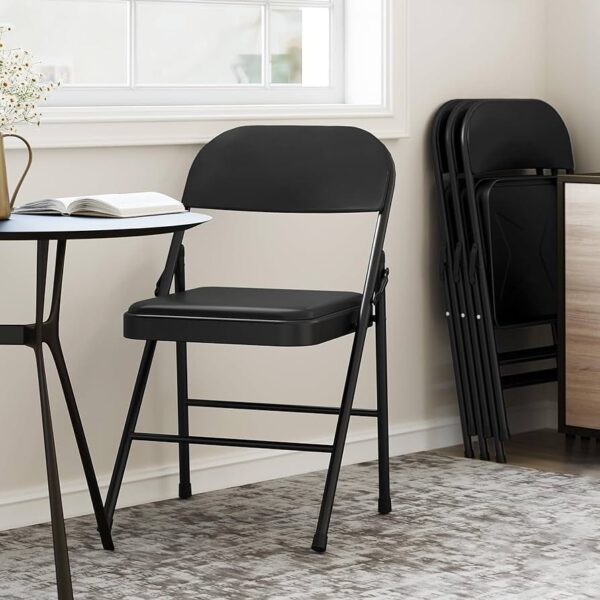 Padded Stackable Folding Chair