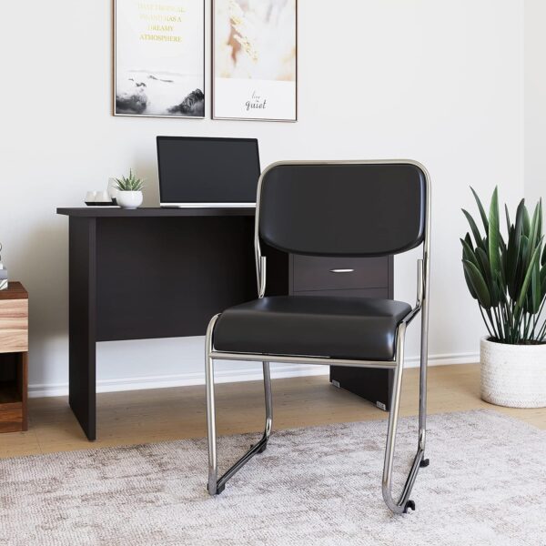 Chrome Office Visitor Seat