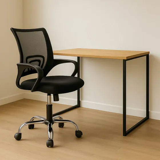 Secretarial Mesh Chair - Curved Front Design