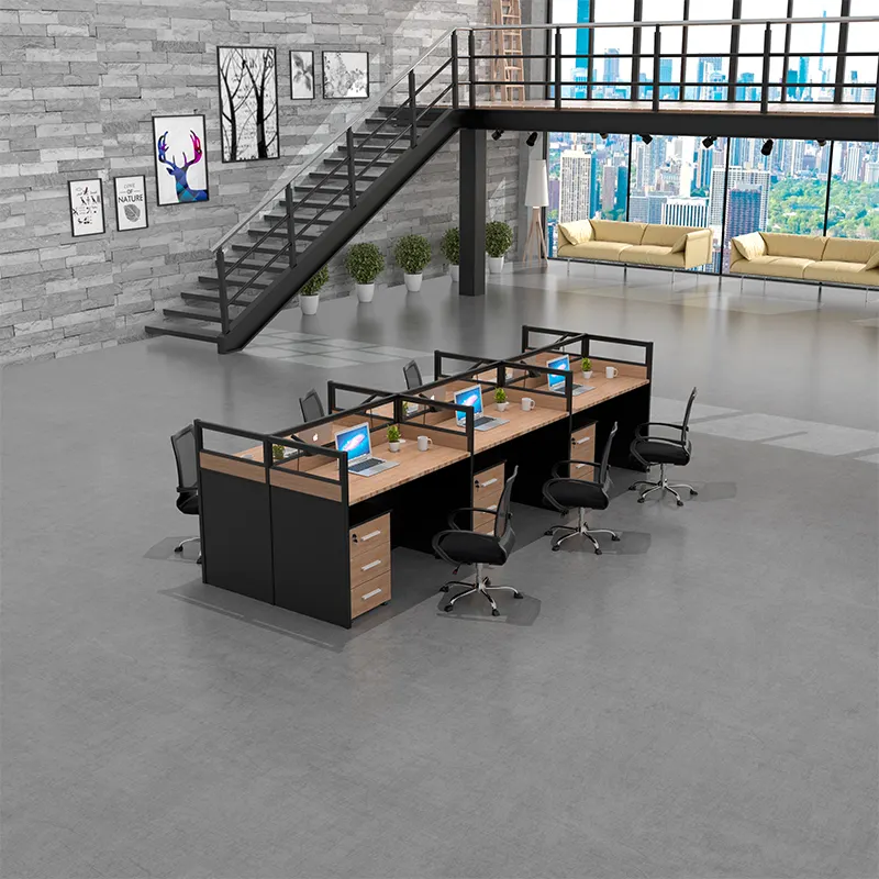 6-Way Modular Office Workstation
