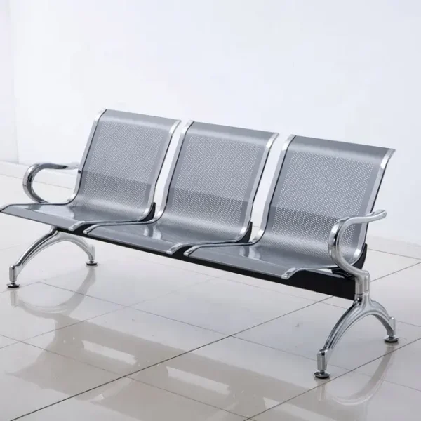 3-Link Non-Padded Waiting Bench (Model 1263)