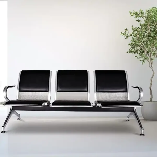 3-Link Padded Waiting Bench