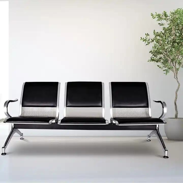 3-Link Padded Waiting Bench