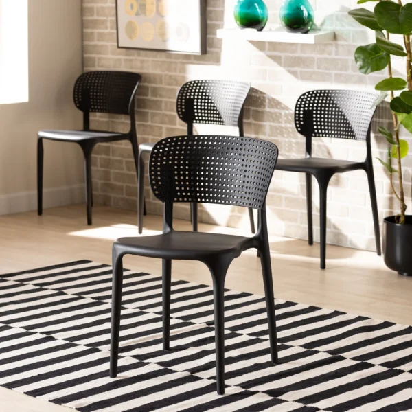 Black Plastic Office Chair