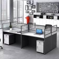Four Seater Workstation - Padded Cushion Finish